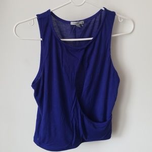 Blue Crop top from Charlotte russe.Great condition